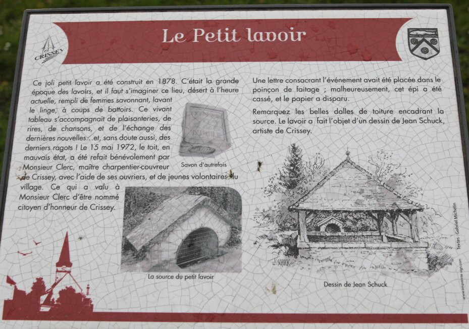 Les bornes du Parcours du patrimoine-Crissey必去景点