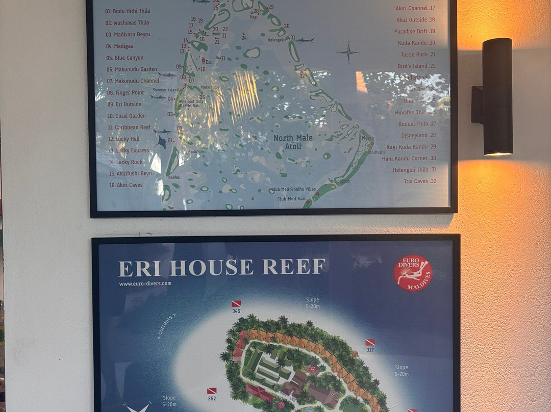 Euro-Divers Eri Maldives-马累北环礁必去景点