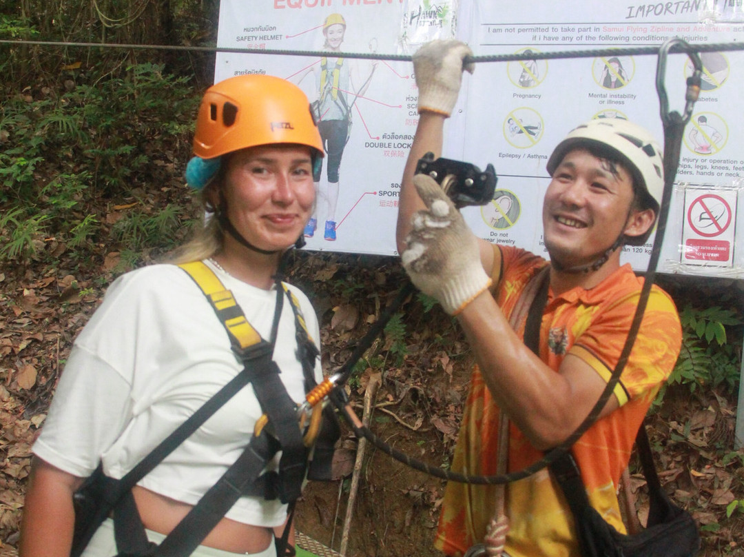 Hawk Adventure Zipline Park  Samui-红统必去景点