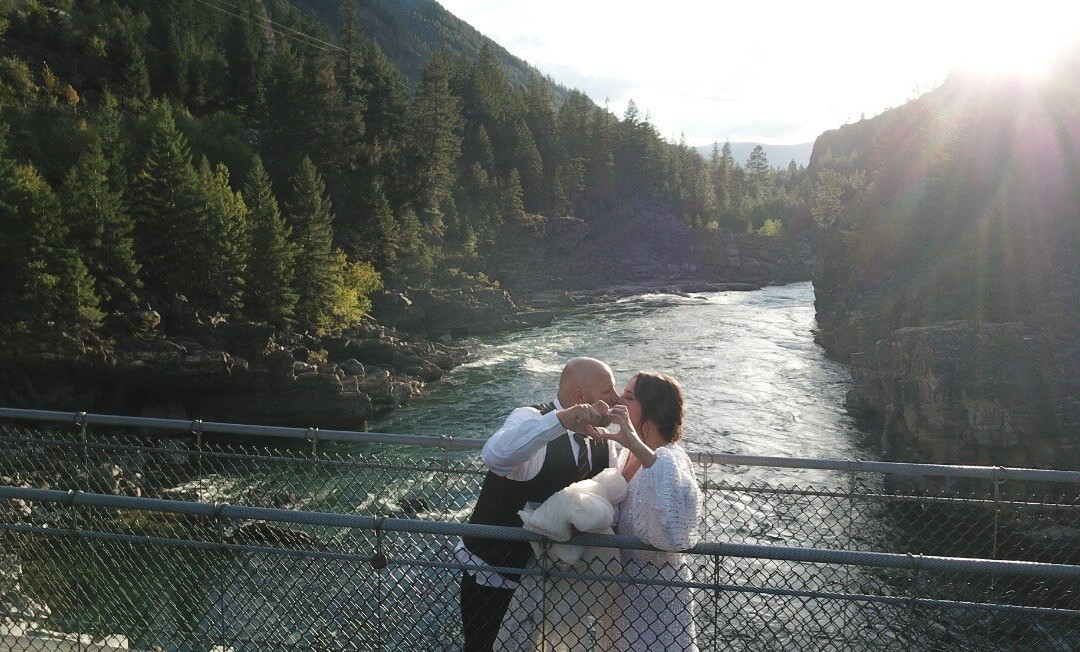 Kootenai Falls Swinging Bridge-Libby必去景点