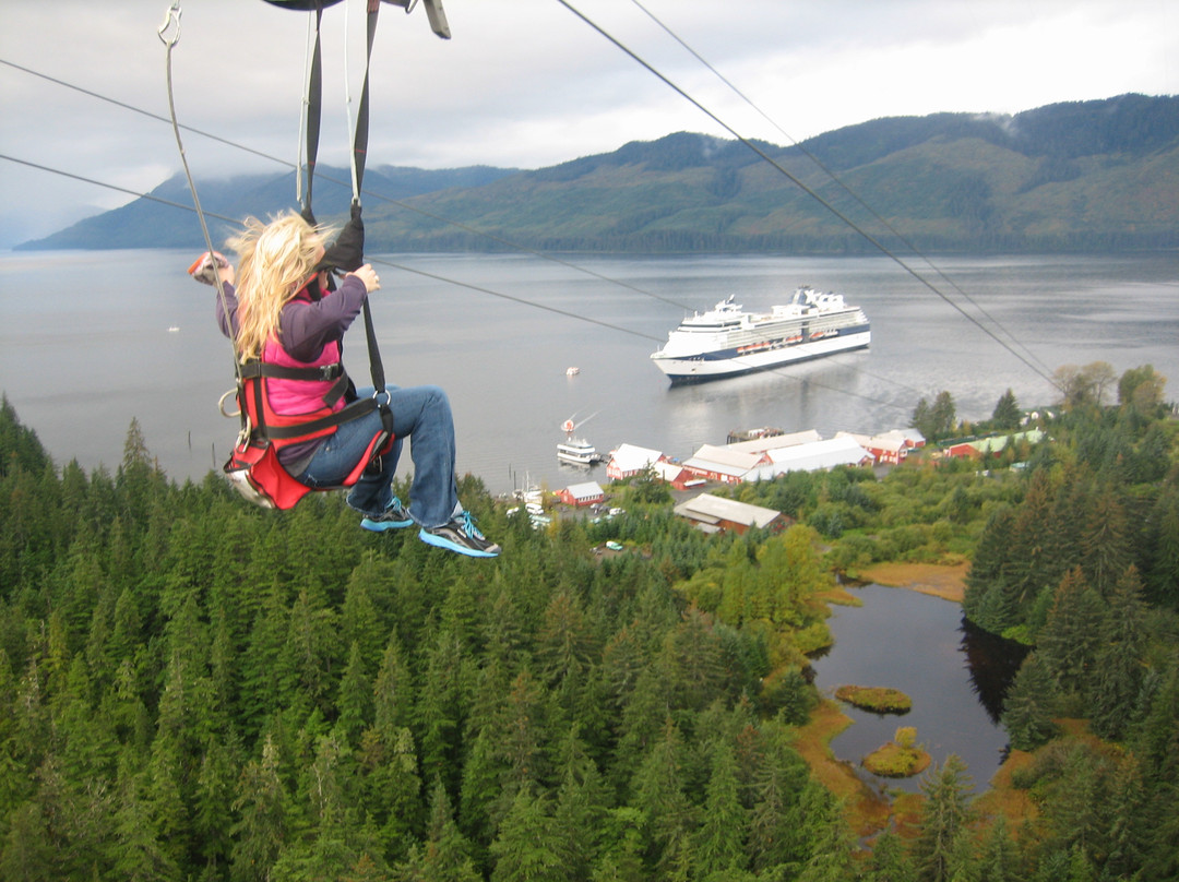 Icy Strait Point ZipRider-胡纳必去景点