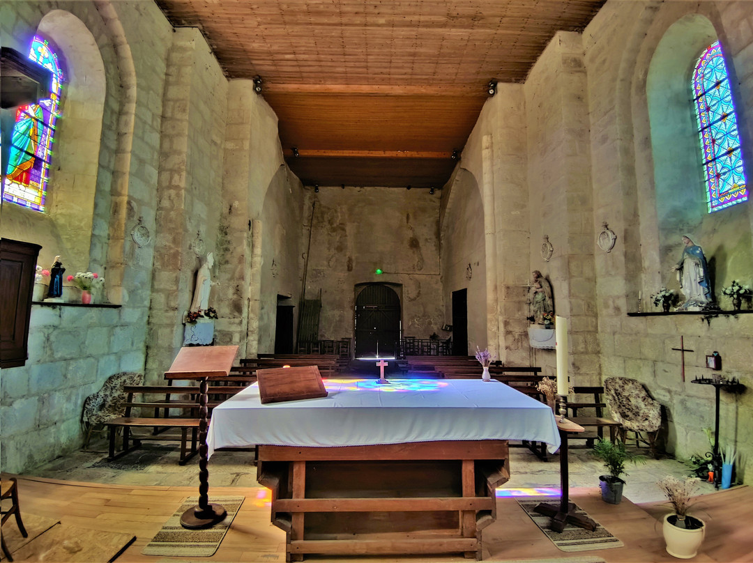 Eglise de Saint-Nicolas-Courbefy景点图片