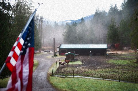 Winter Creek Bed & Breakfast-浴室