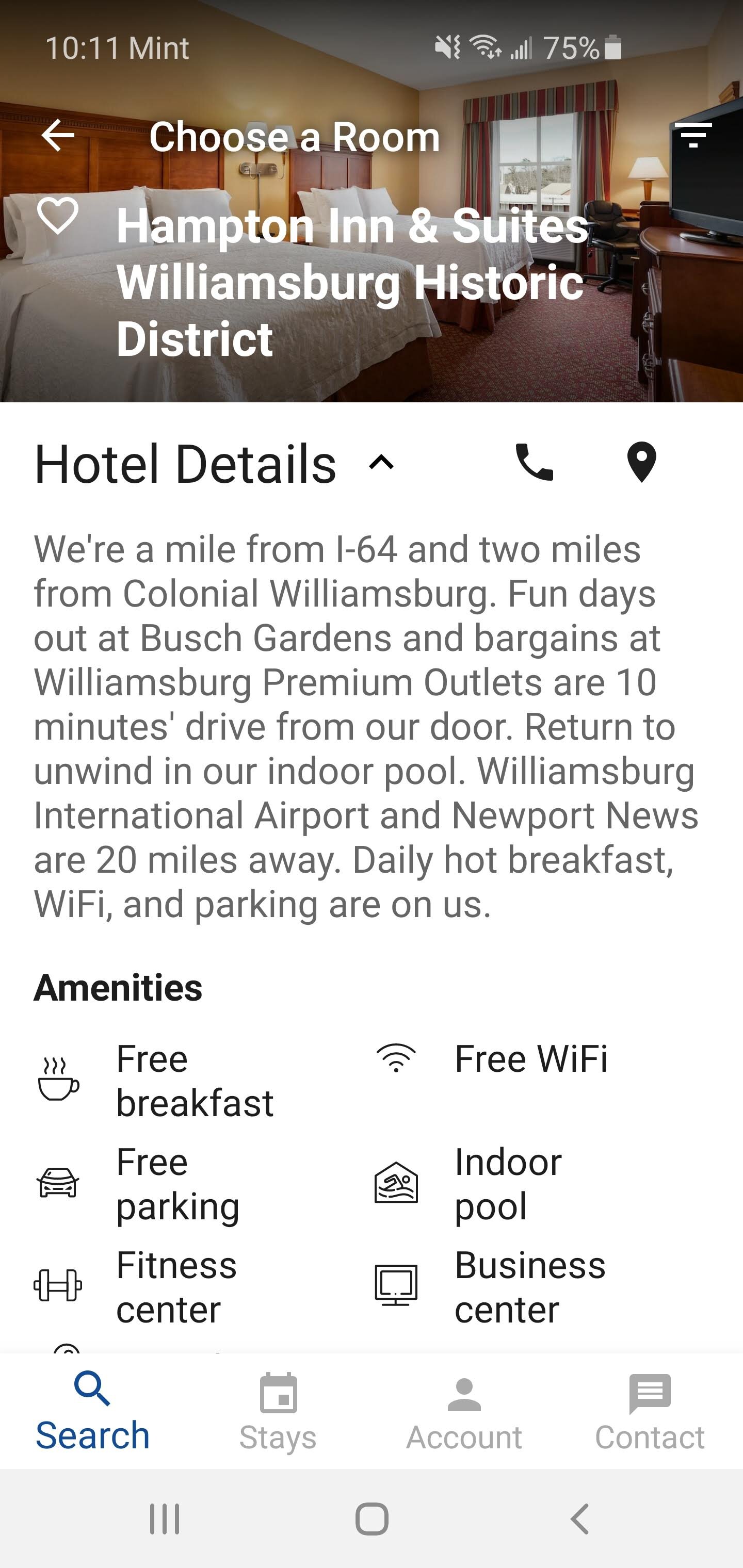 Hampton Inn & Suites Williamsburg Historic District-餐饮