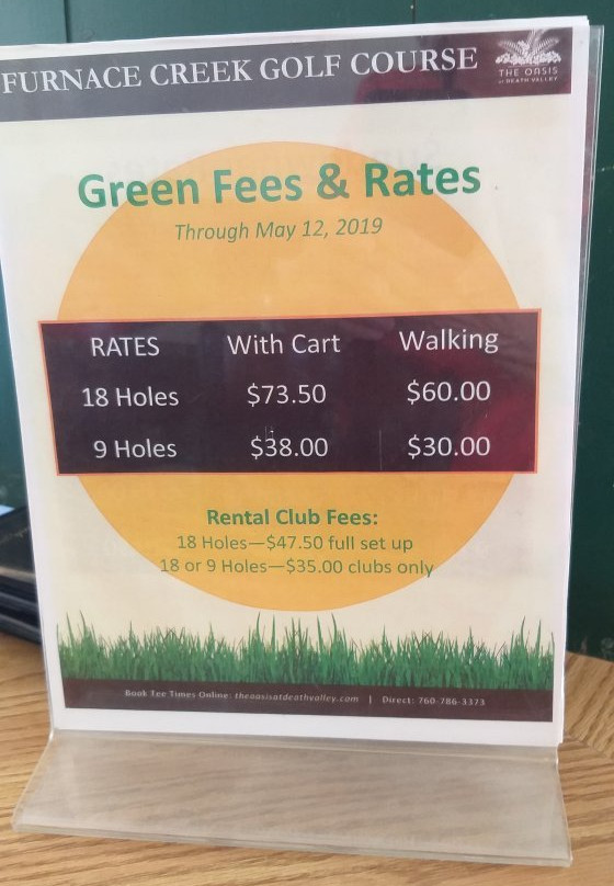 Furnace Creek Golf Course-Furnace Creek必去景点