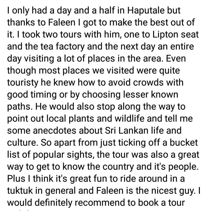 Tuk Tuk Safari & Trekking Tour-哈普特莱必去景点