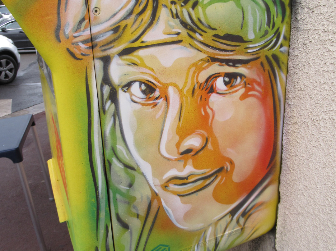 Fresque "Amélia Earhart"-Le Bourget必去景点