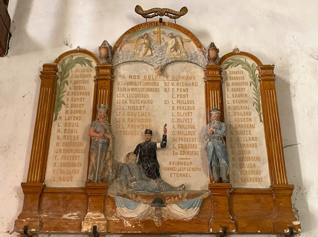 Eglise Saint-Gaudent-Sommieres-du-Clain必去景点