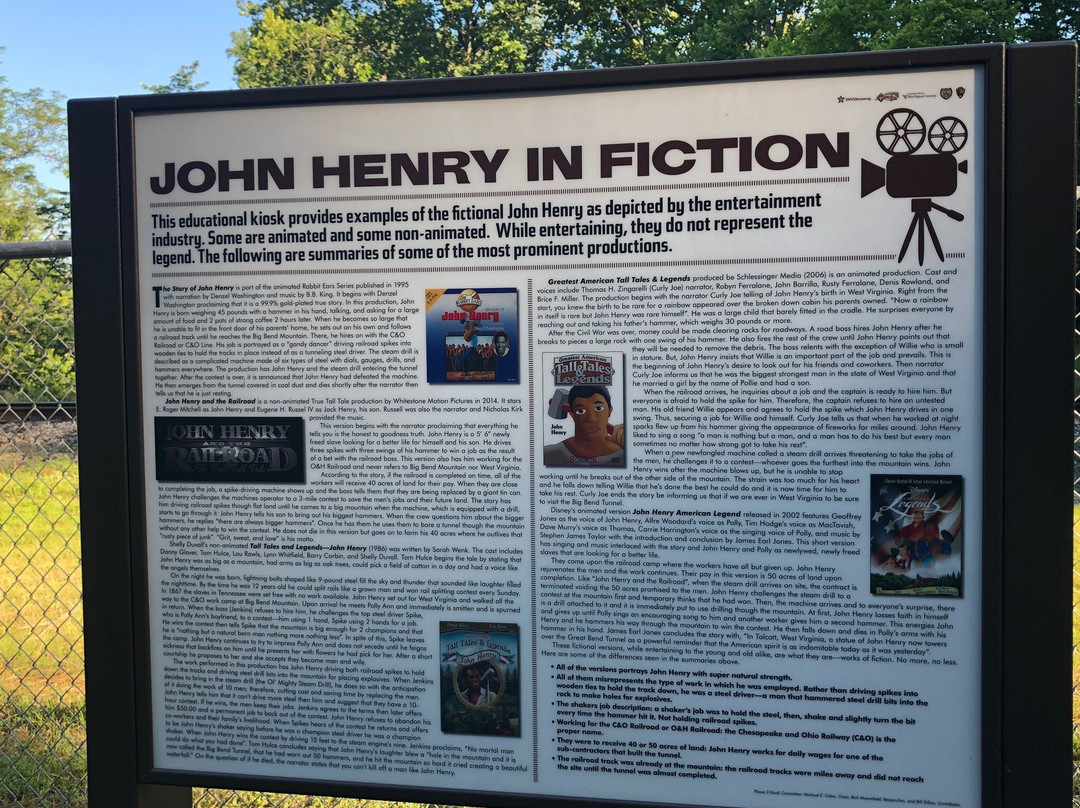 John Henry Memorial Park-Talcott必去景点