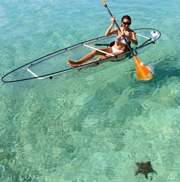 See Through & Clear Bottom Kayaks Gili Islands-吉利特拉万安必去景点