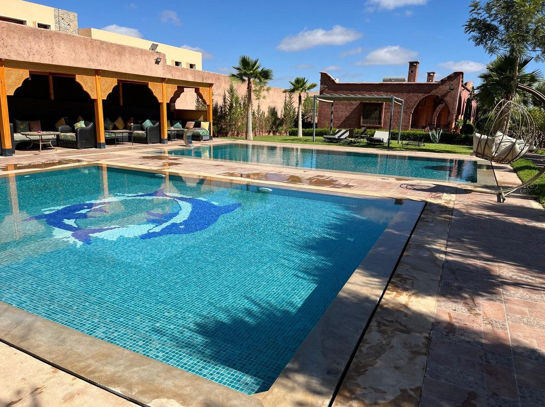 Tnine Ourika酒店住宿-Chez Mamouchthka Hotel & Restaurant