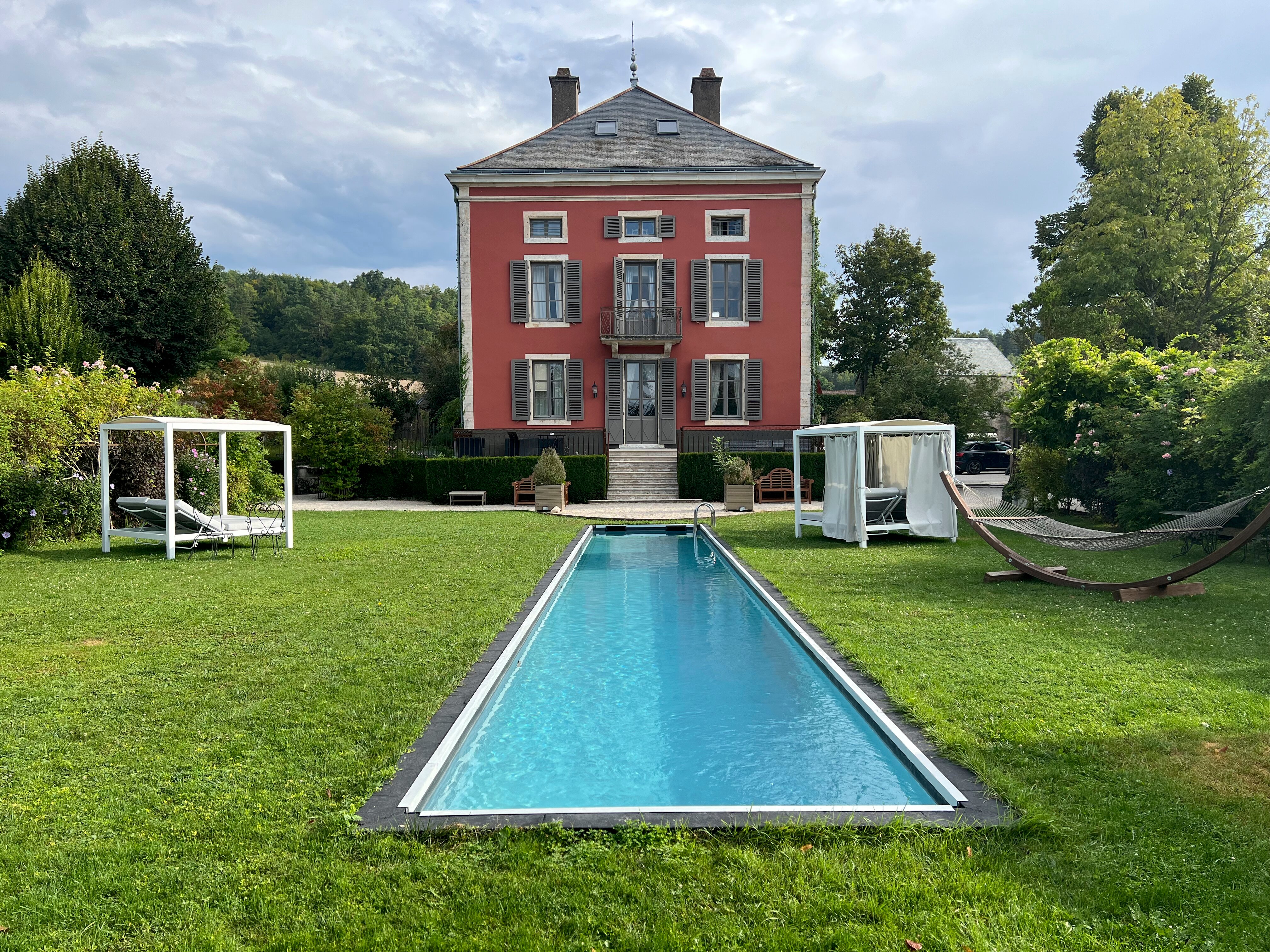 Le Chateau De Courban & Spa Nuxe-浴室