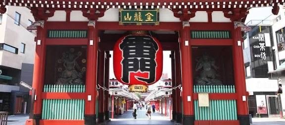Senso-ji Temple Nitemmon Gate-Asakusa必去景点