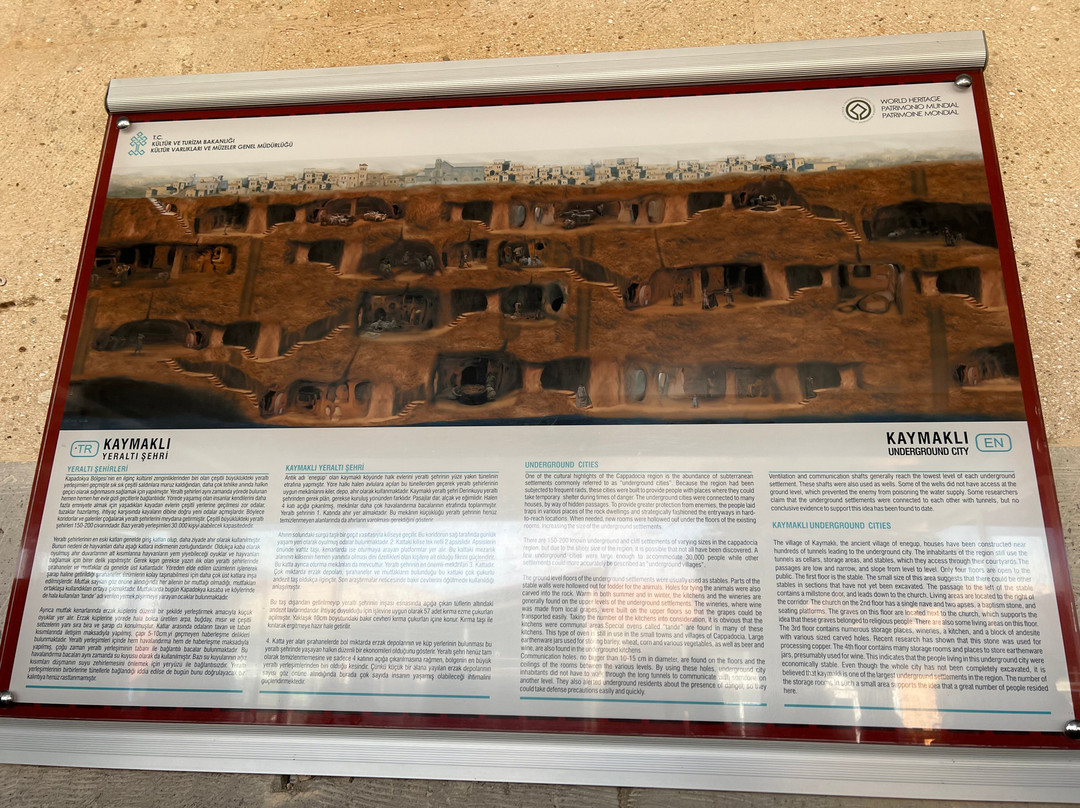 Kaymakli Underground City-Kaymakli必去景点