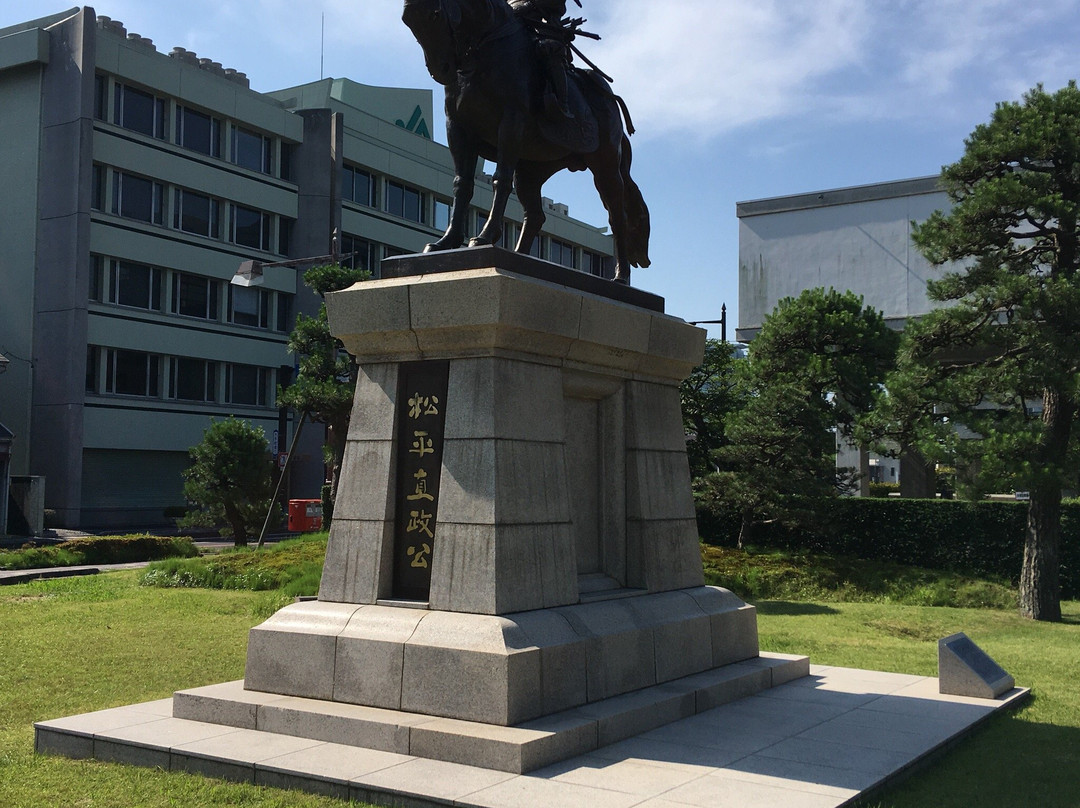 Horse-Riding Matsudaira Naomasa Statue-松江市必去景点