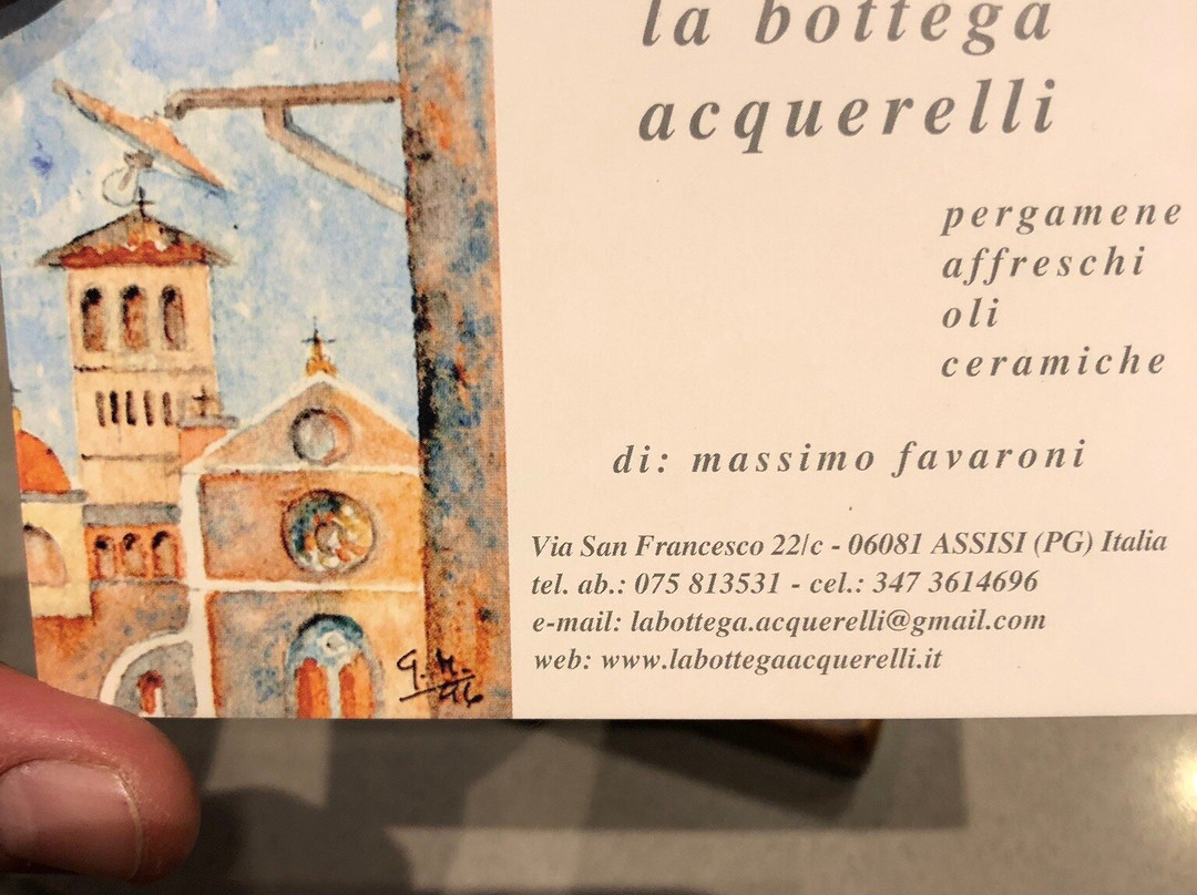 La Bottega Acquerelli-阿西西必去景点