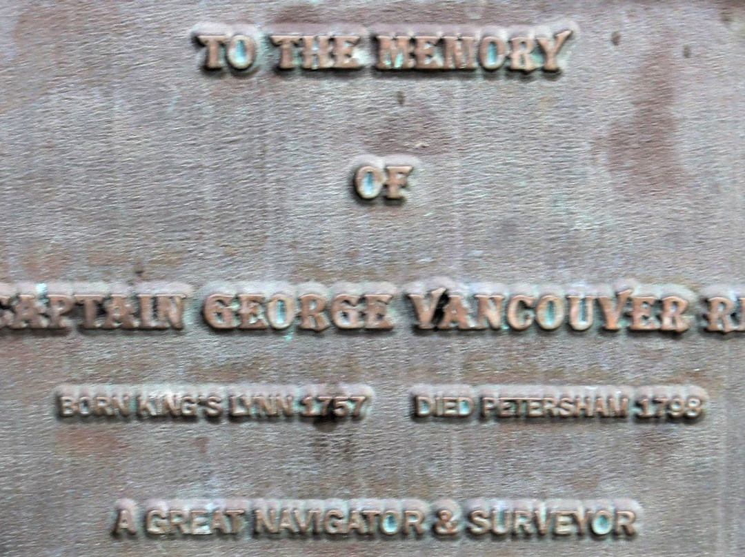George Vancouver Statue-金斯林必去景点