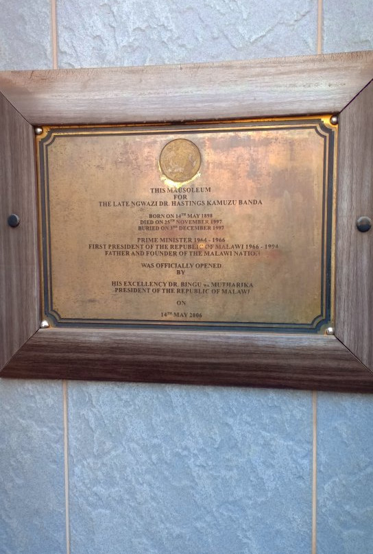 Mausoleum of Dr.Hestings Kamuzu Banda-里朗威必去景点