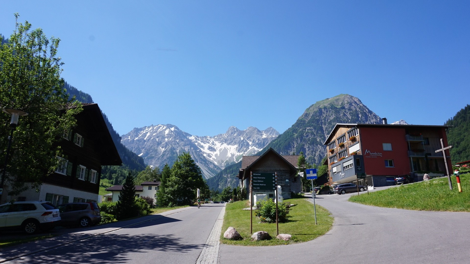 Hotel Garni Madrisa-浴室