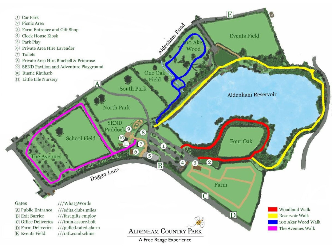 Aldenham Country Park景点图片