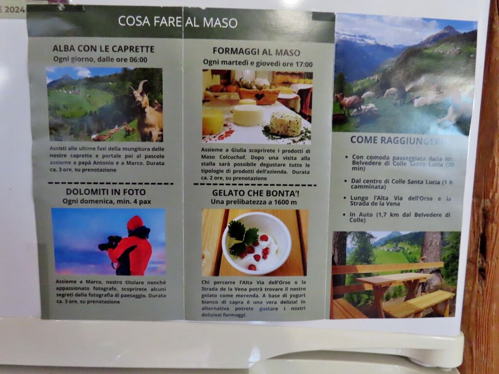 Maso Colcuc Hof Di Marco Tasser-Colle Santa Lucia必去景点