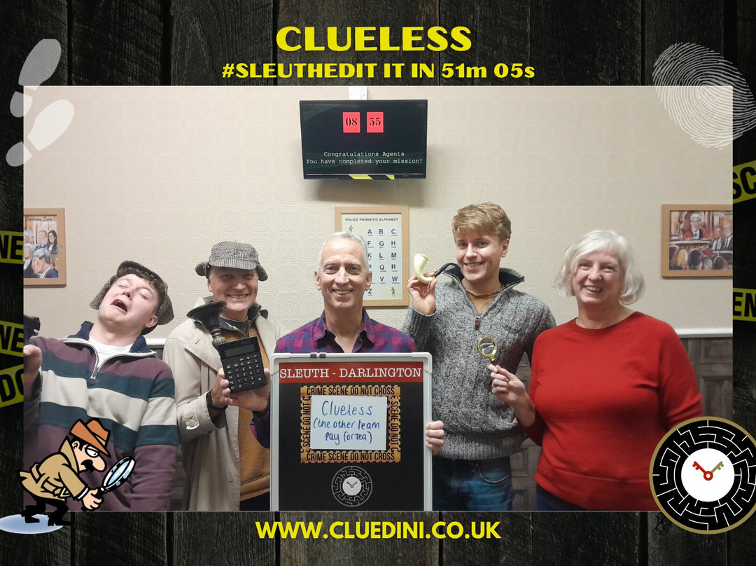 Cluedini Live Escape Rooms (Darlington)-达灵顿必去景点