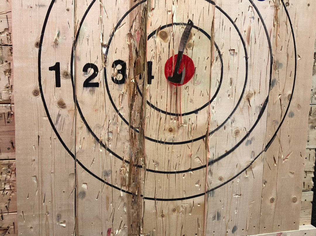Kickin’ Axe Throwing-布兰登必去景点