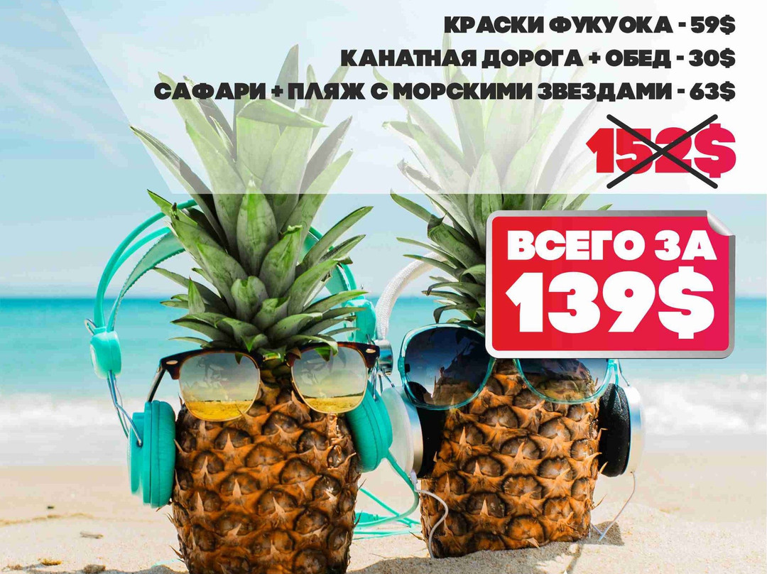 Alfa Tours - экскурсии на острове Фукуок-富国岛必去景点