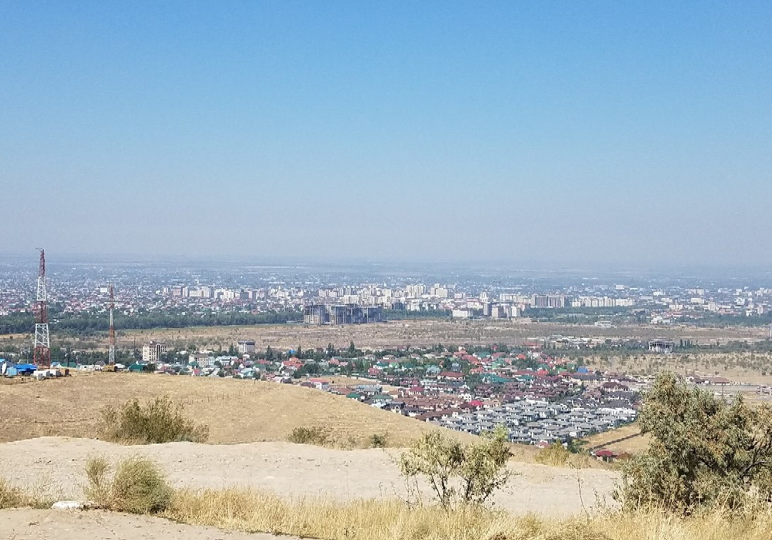 Flagstaff With Country Flag-比斯凯克必去景点