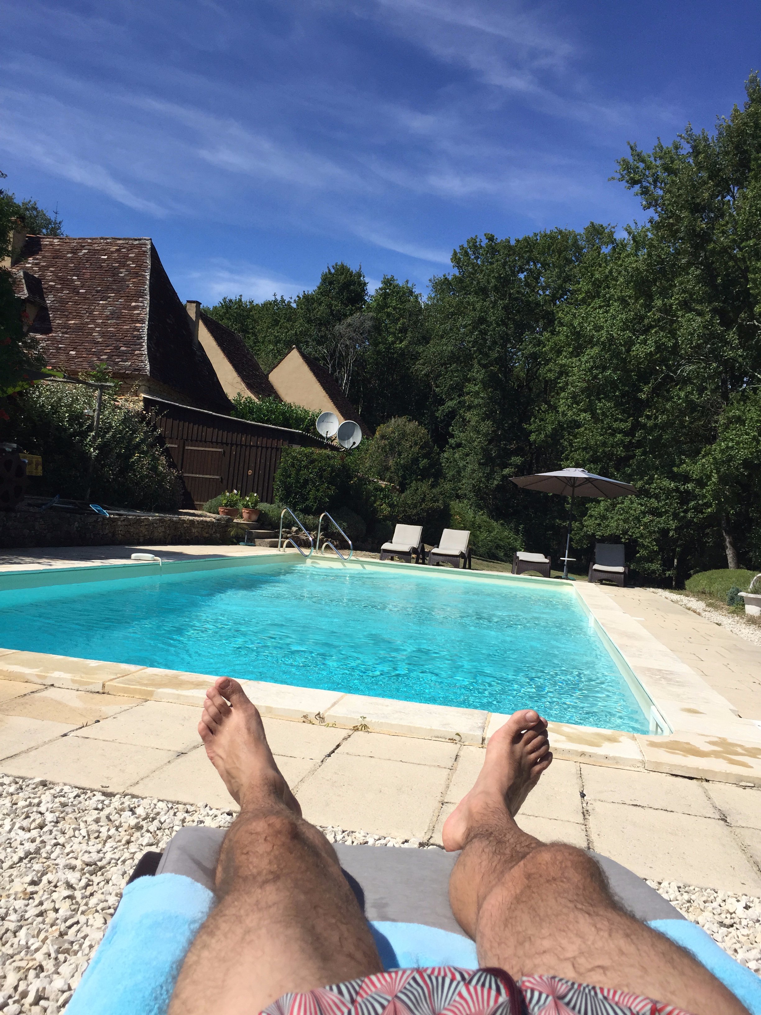 Le Domaine de La Millasserie-泳池