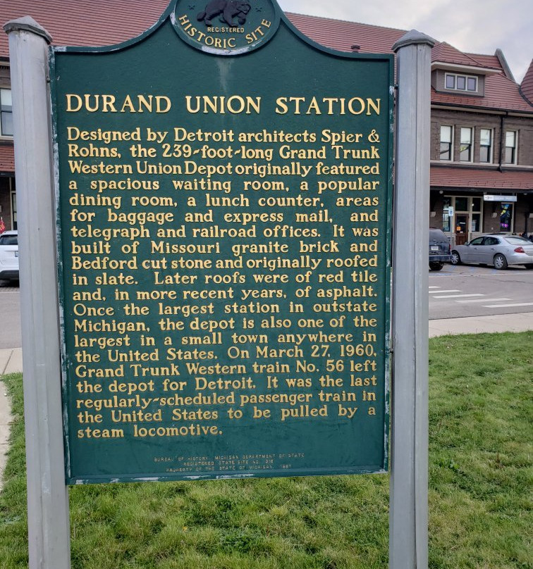 Durand Union Station - Michigan Railroad History Museum景点图片