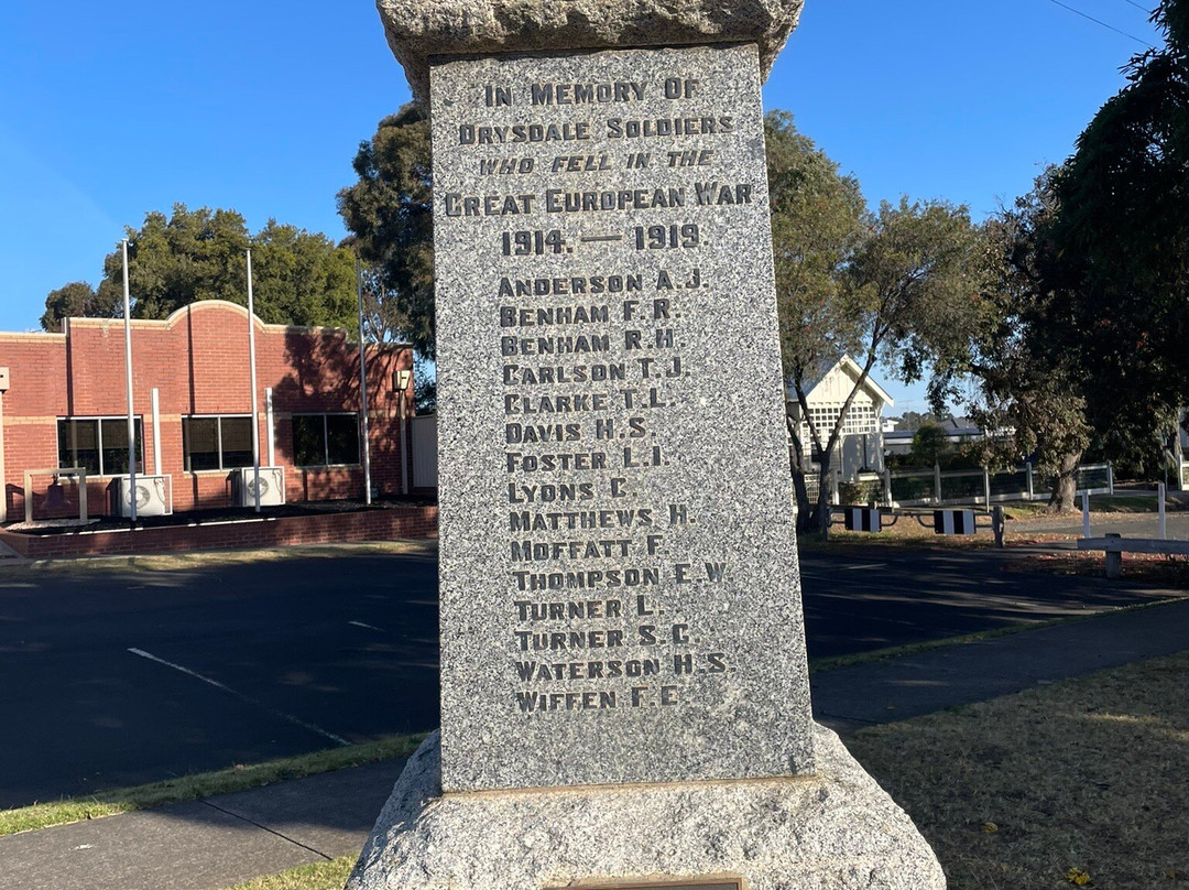 Drysdale War Memorial-Drysdale必去景点