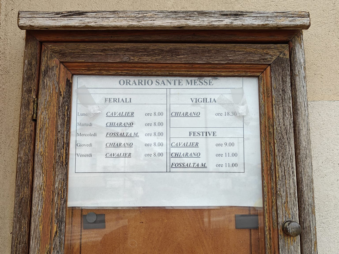 Chiesa San Bartolomeo - Chiarano景点图片