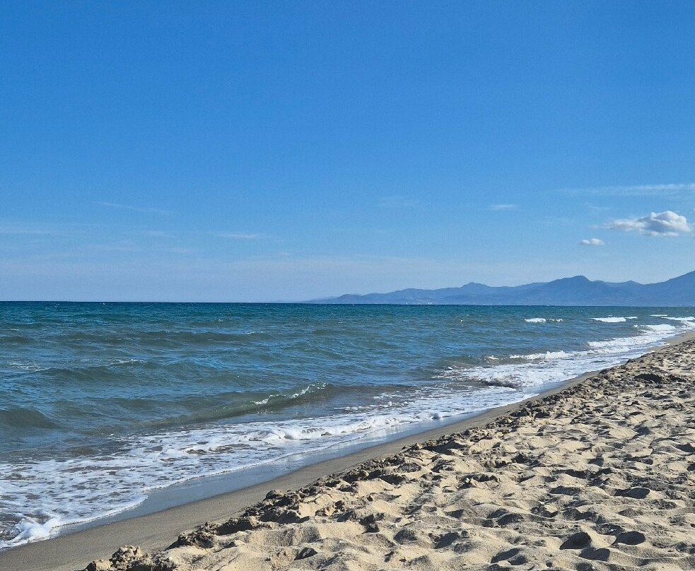 La plage de la Marenda-卡内鲁西永必去景点