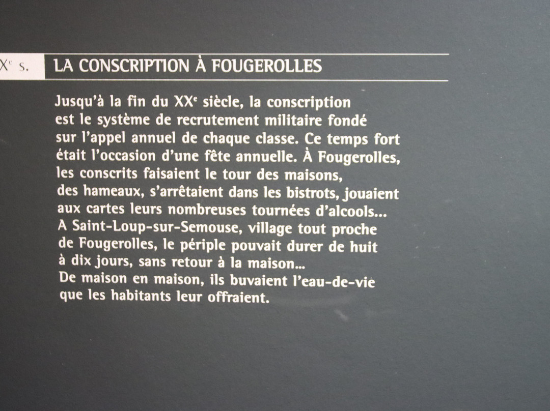 Ecomusée du Pays de la Cerise-Fougerolles必去景点