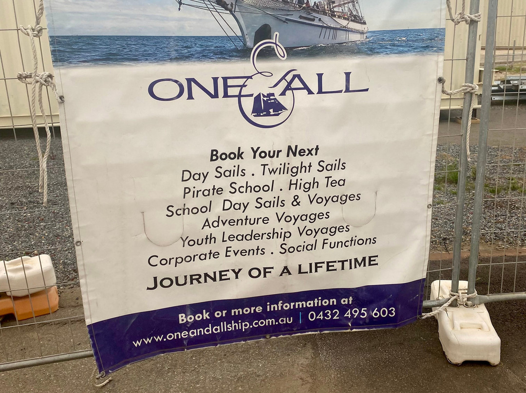 One and All Sailing Ship-Port Adelaide必去景点