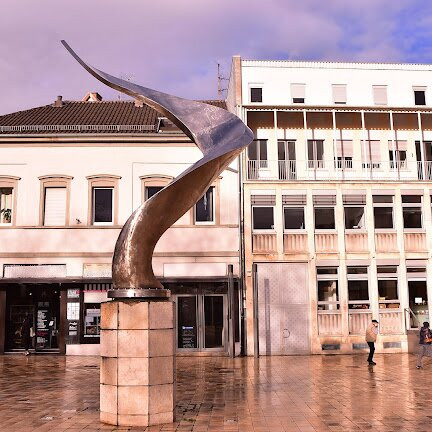 Skulptur Zeitraum-Spirale