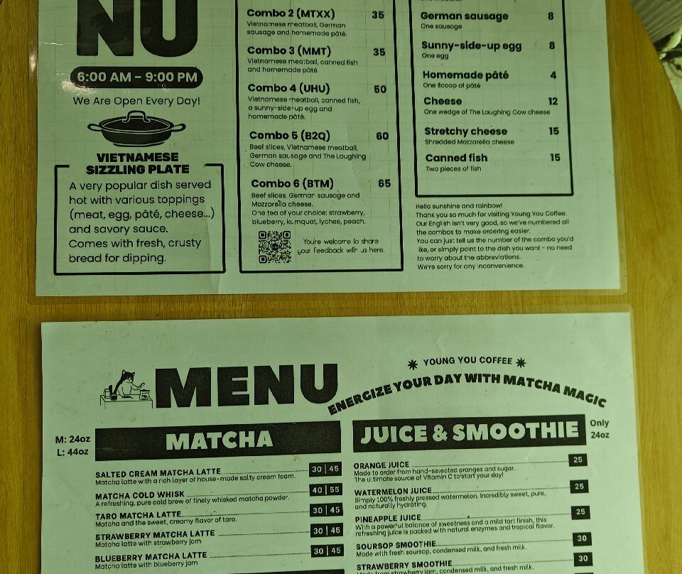 Young You Coffee - Banh Mi Tra Anh