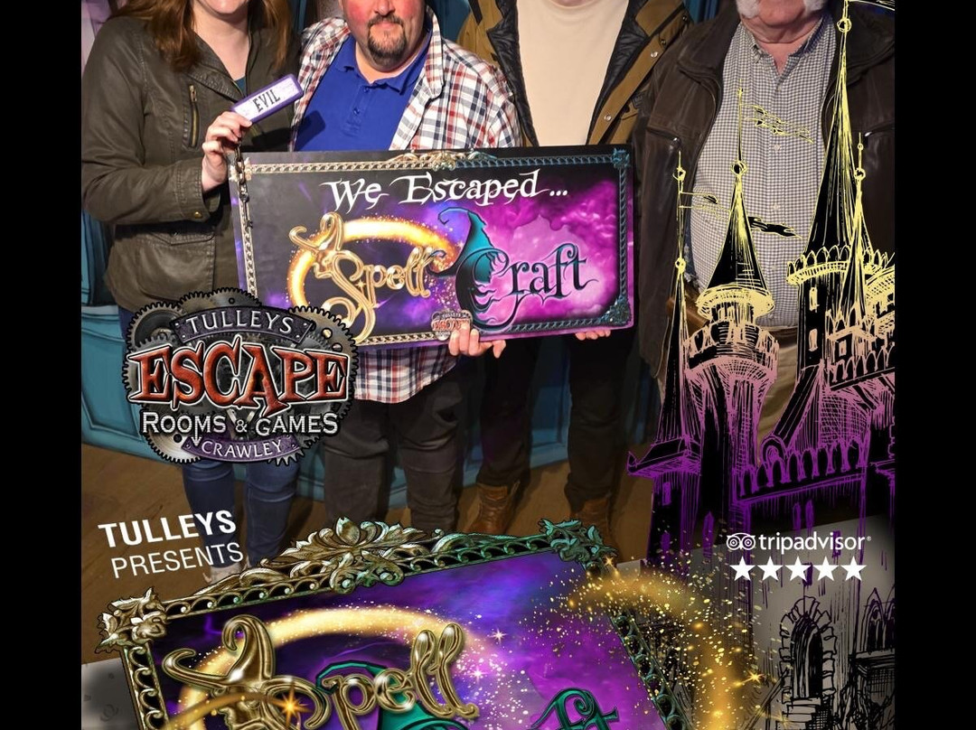 Tulleys Escape Rooms & Games-克劳利必去景点