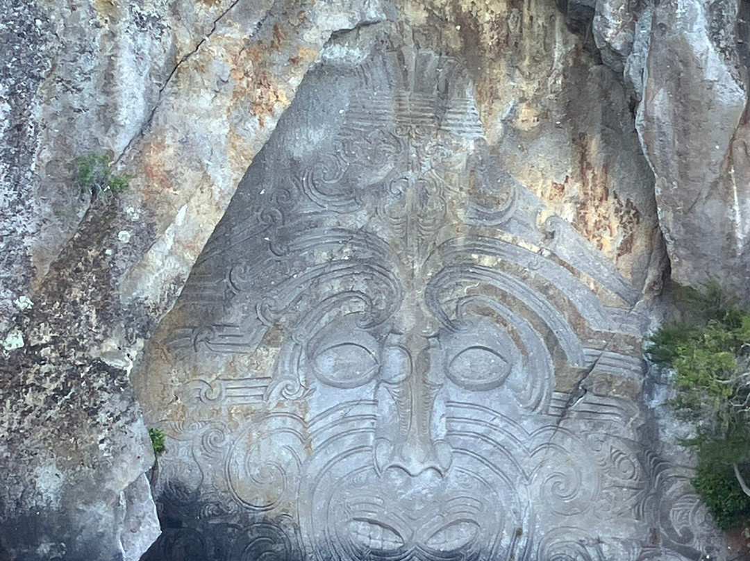 Maori Rock Carvings-陶波必去景点