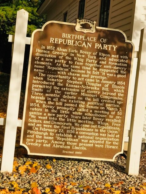 The Little White School House, Birthplace of the Republican Party-Ripon必去景点