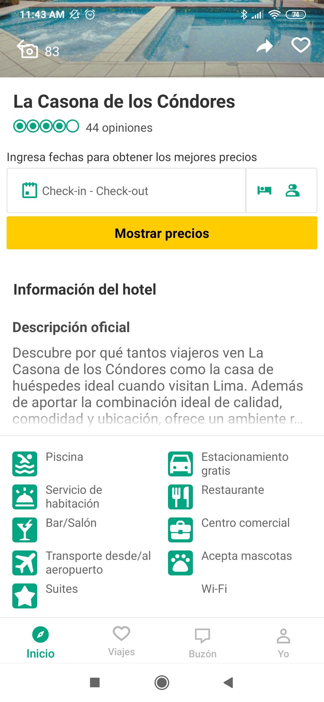 La Casona de los Condores-官方