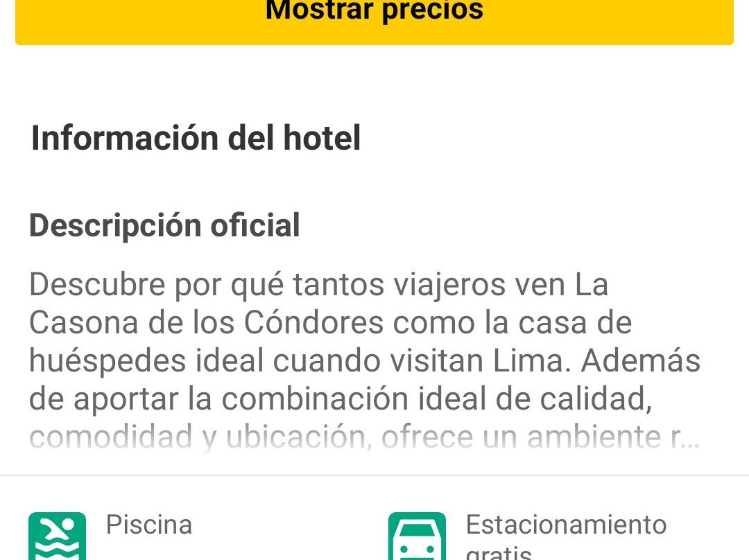 La Casona de los Condores主图