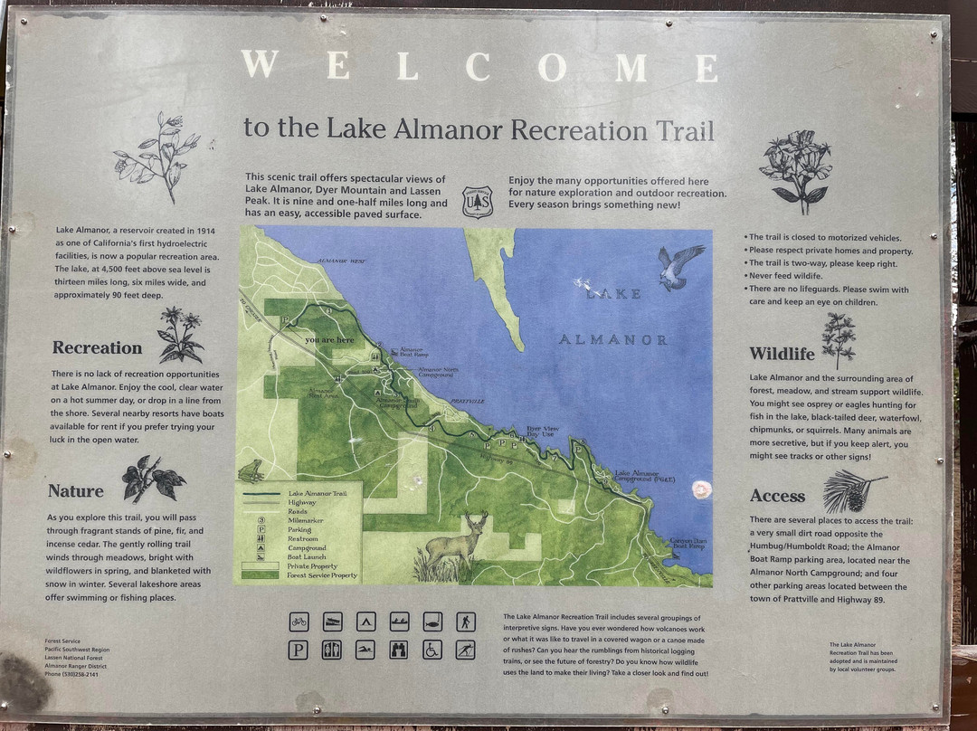 Lake Almanor Recreation Trail景点图片