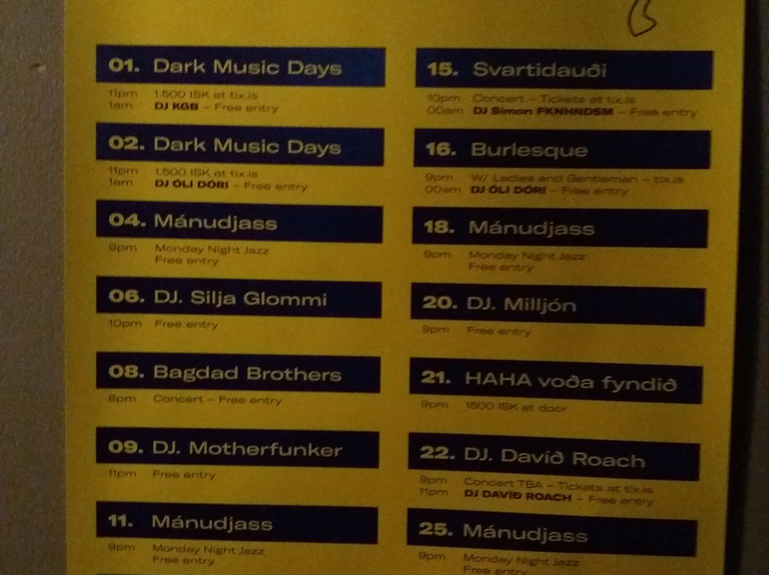 Húrra-雷克雅未克必去景点