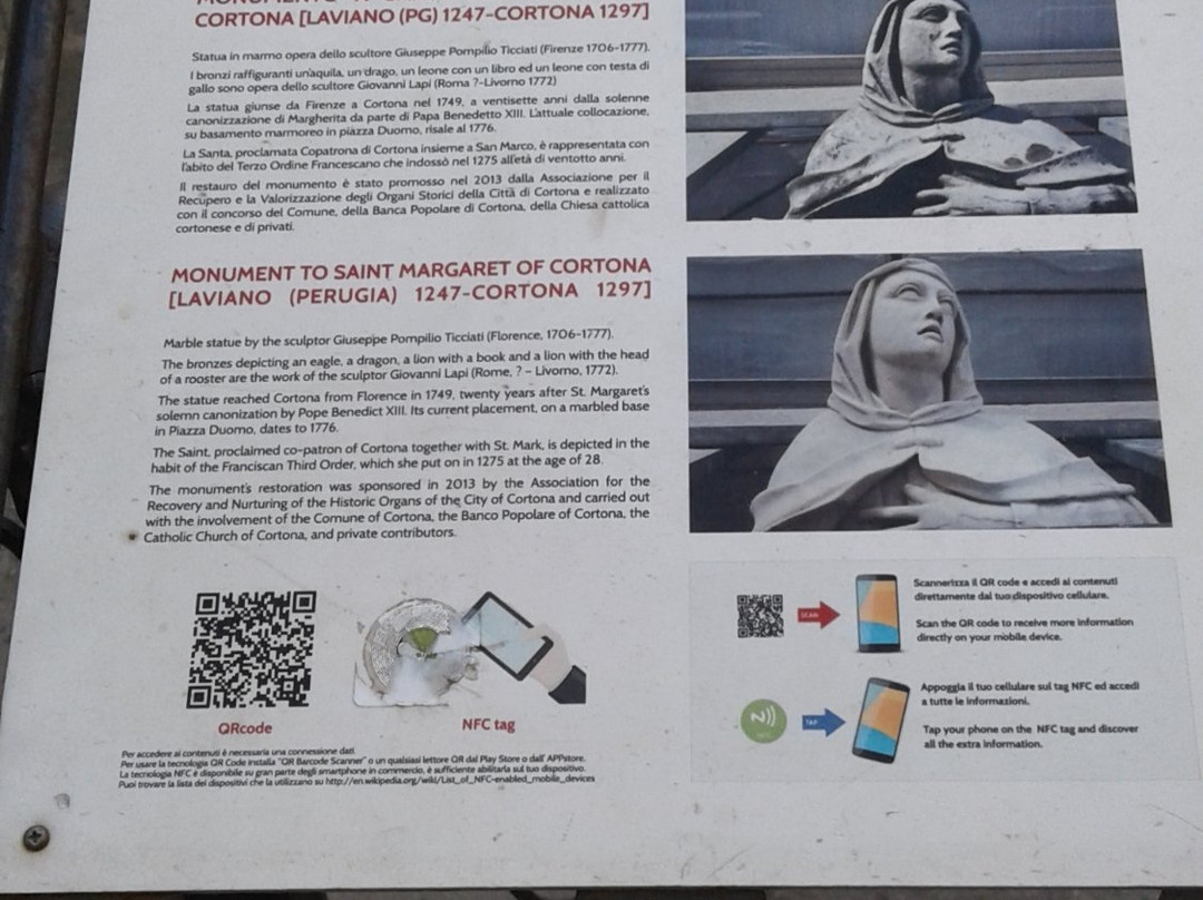 Statua di Santa Margherita-科尔托纳必去景点