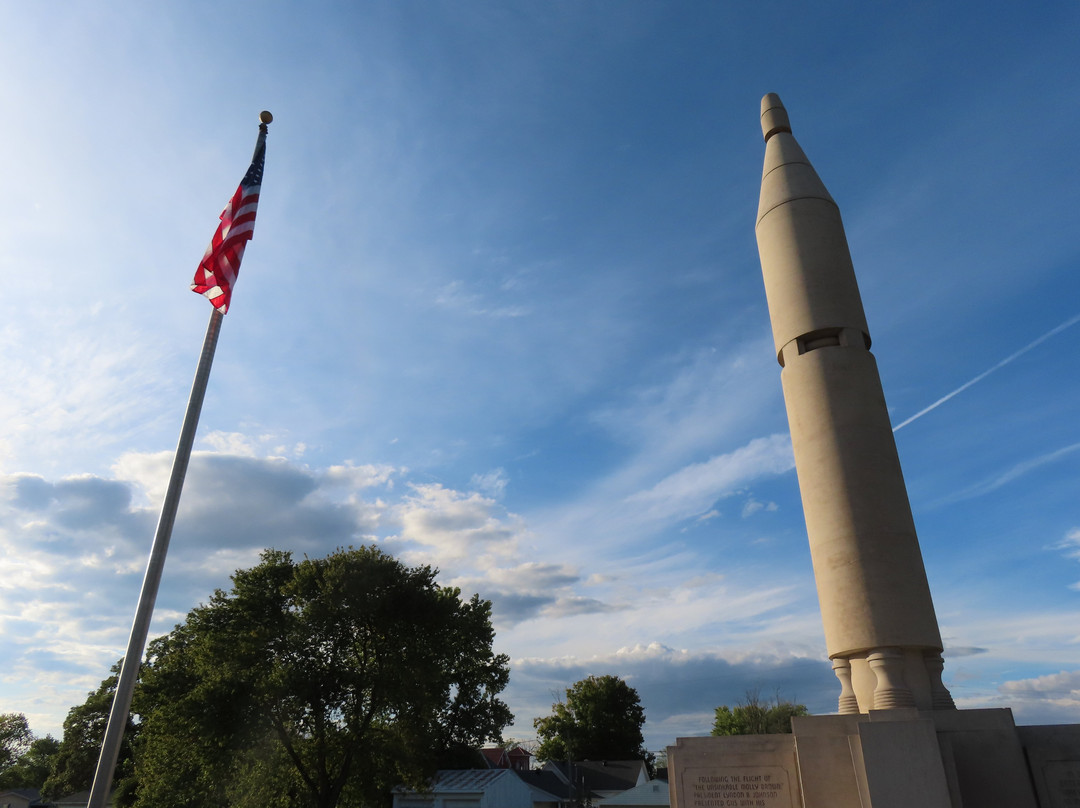 Virgil I. Gus Grissom Rocket Monument-Mitchell必去景点