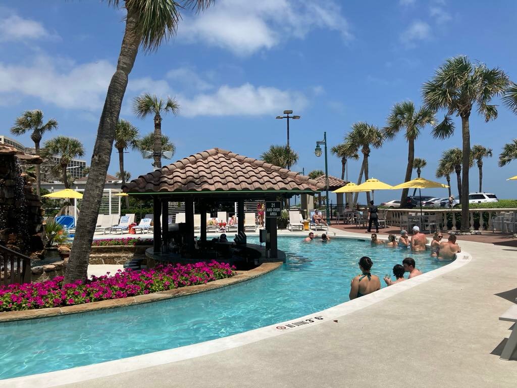 Hilton Galveston-泳池