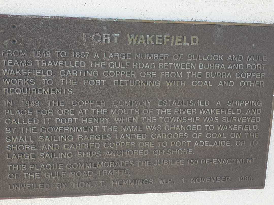 Sailing Ketch Memorial-Port Wakefield必去景点
