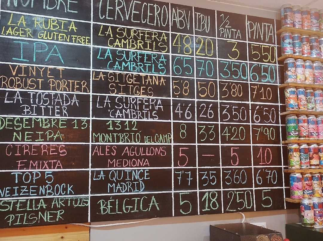 La Surfera On Tap | Cambrils